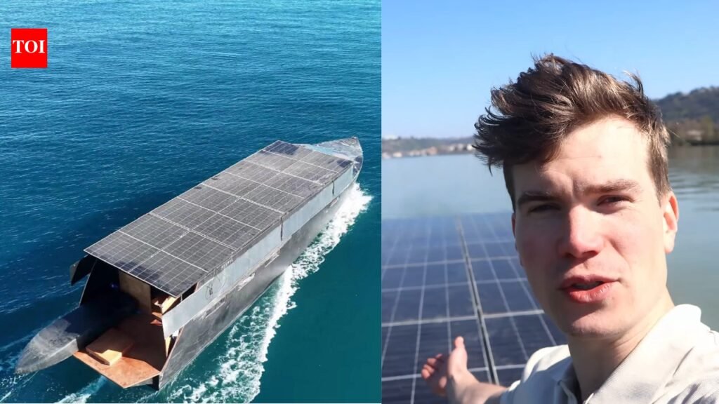 A Finnish man built an 11-metre yacht from scratch using solar panels and batteries and sailed more than 3,000 nautical miles without conventional fuel | World News
