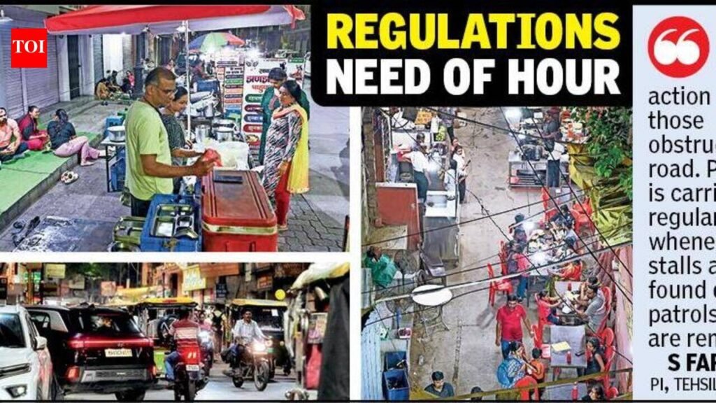 Security, traffic chaos put Sarafa Bazaar’s night food hub under lens | Nagpur News