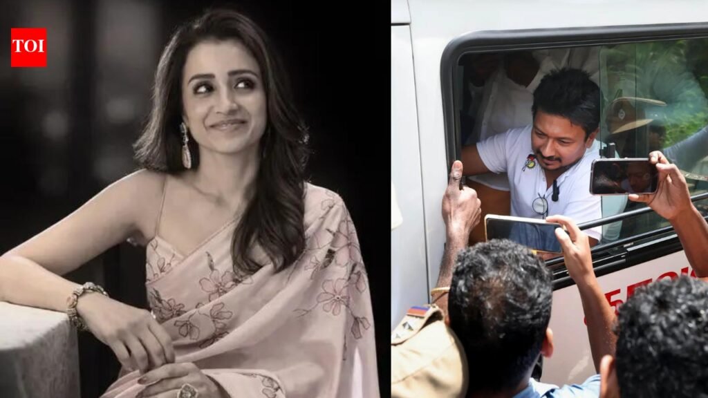 ‘Drama at this age is embarrassing’: Trisha Krishnan’s cryptic posts after Udhayanidhi row | Chennai News