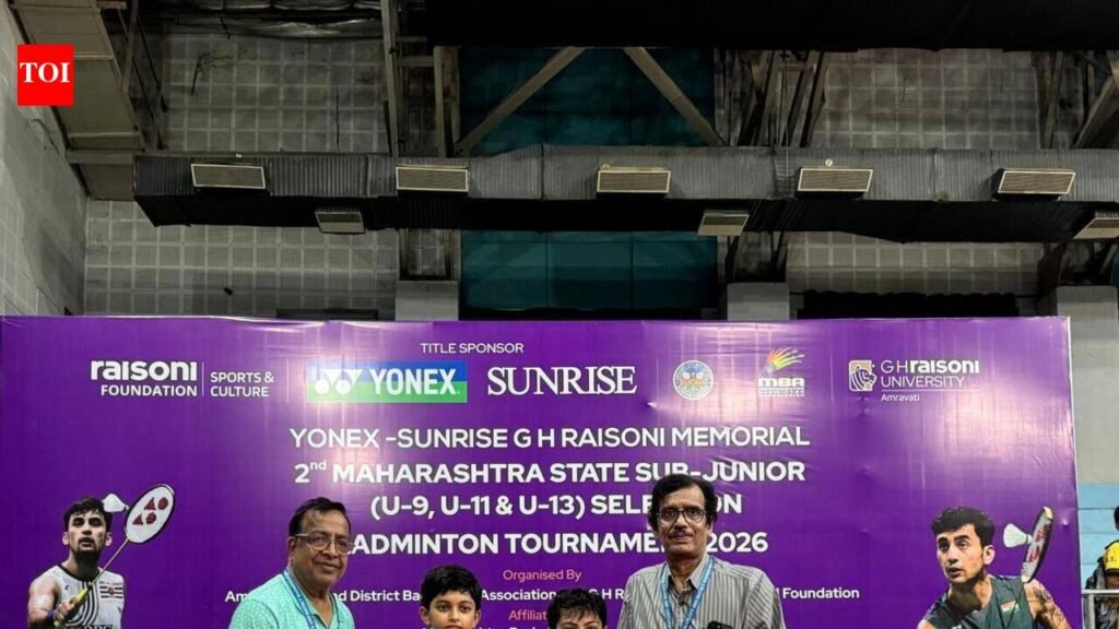 Young Nagpur shuttlers shine in Amravati state badminton meet | Nagpur News