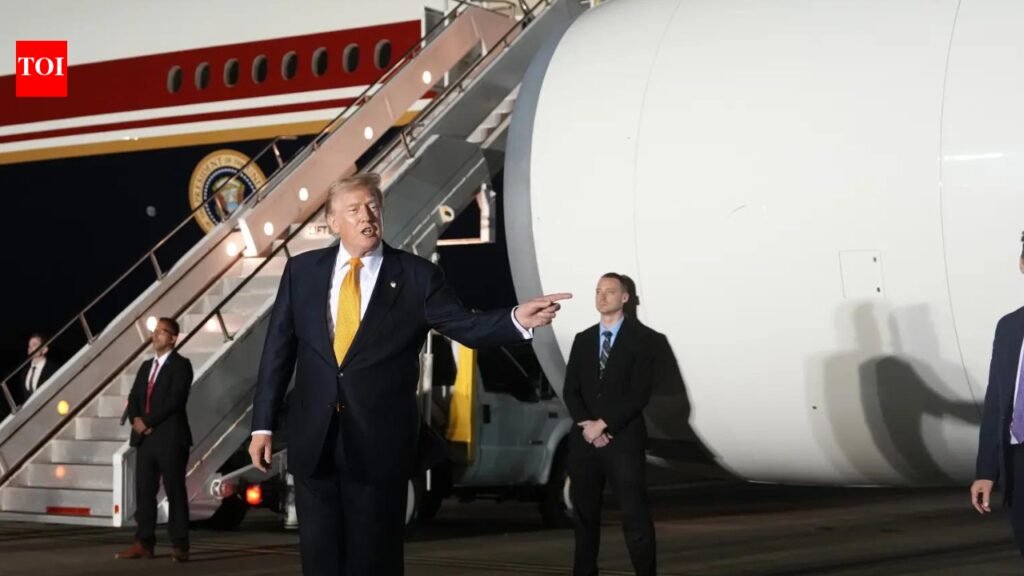 ‘I go by Secret Service, military’: Trump confirms switching planes in Turkey over Iran threat
