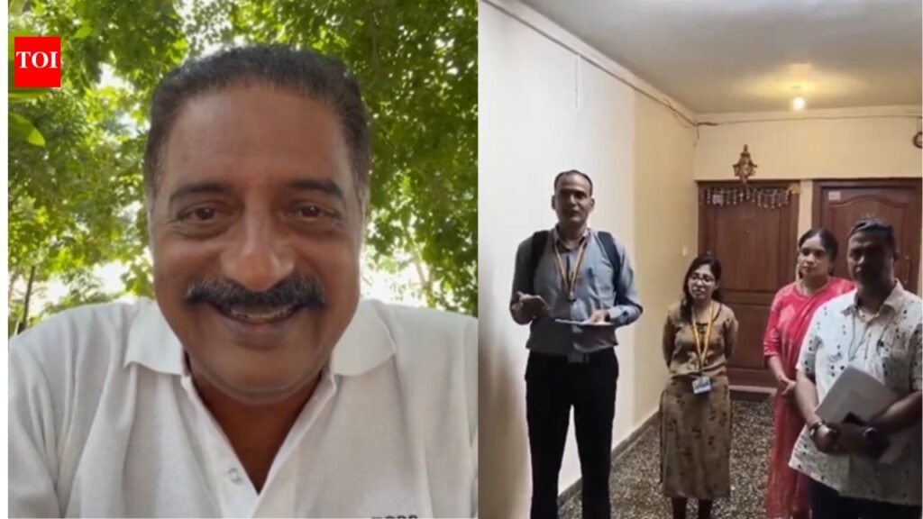 BJP fact-checks Prakash Raj’s Bengaluru voter deletion claim, says he had shifted from registered address | Bengaluru News