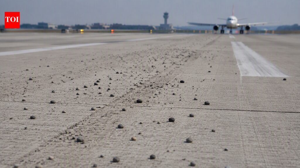 Varanasi airport runway closed for 2 hrs after recarpeted surface damaged | Varanasi News