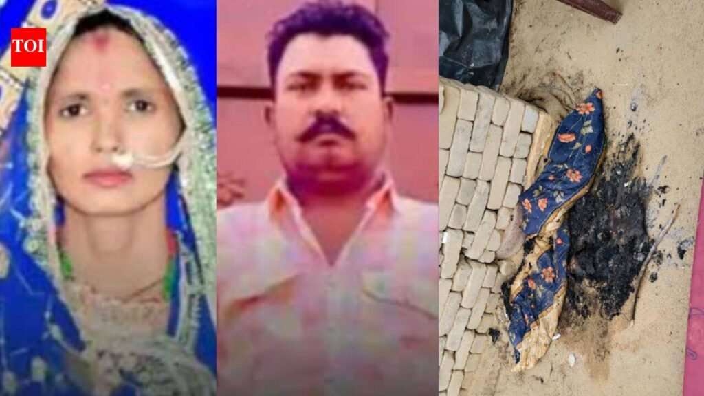 Husband ‘burns’ wife alive while sleeping; family alleges dowry harassment | Jaipur News