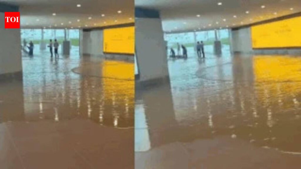 ‘Will boats now operate at airport?’: Akhilesh Yadav shares Noida waterlogging video, slams UP govt | Lucknow News