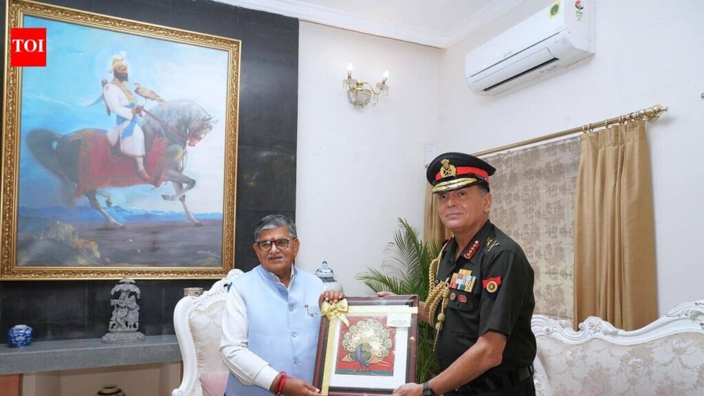 Army Chief briefs guv on security, border projects | Chandigarh News