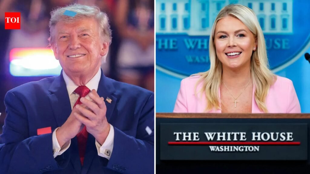 Trump announces Karoline Leavitt’s exit as White House press secretary