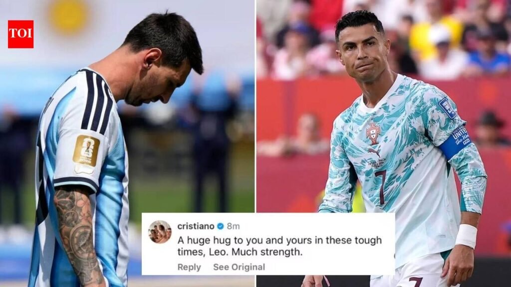 Cristiano Ronaldo sends message to Lionel Messi after father’s death