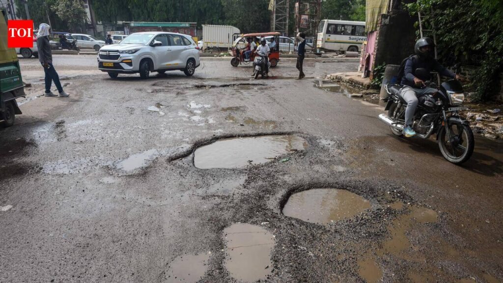 Gurgaon roads come undone after rain