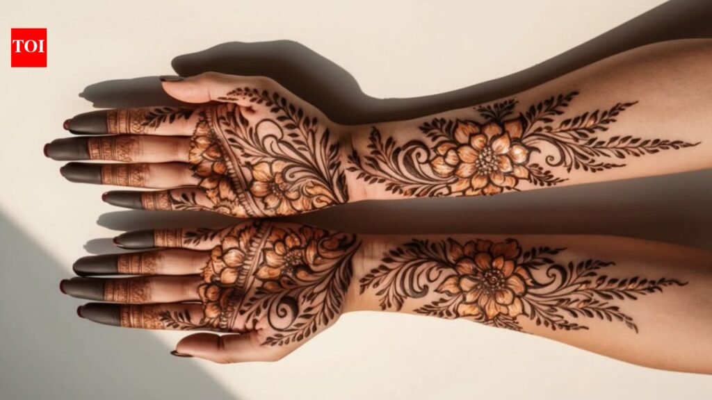10 best mehendi designs for Hariyali Teej 2026
