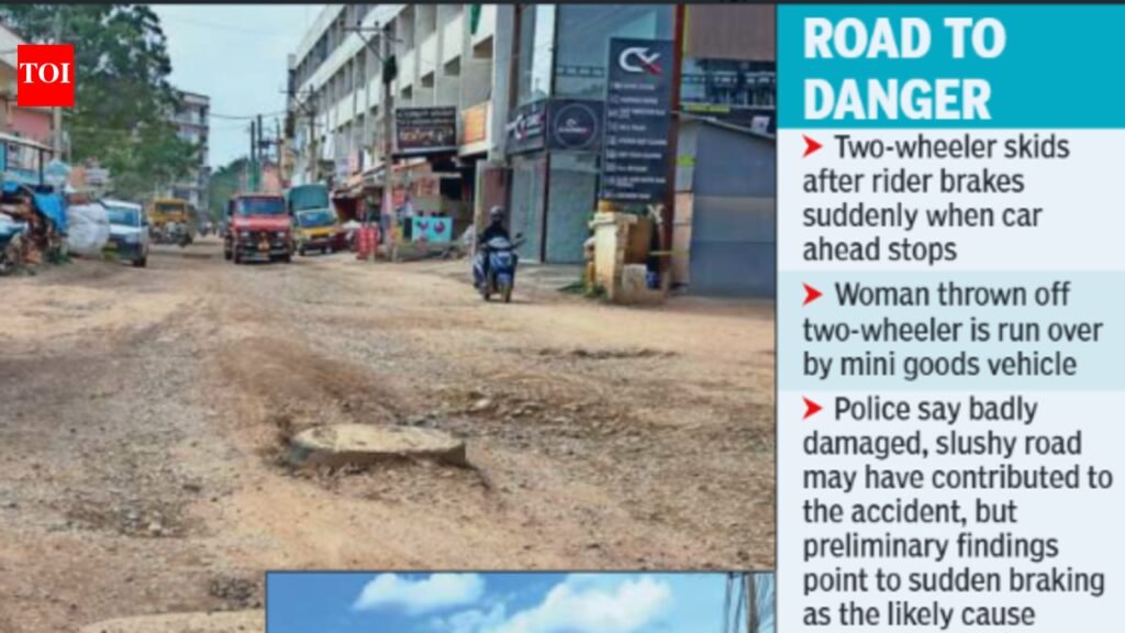 Bengaluru mom’s death sparks fury, civic body faces heat over poor roads