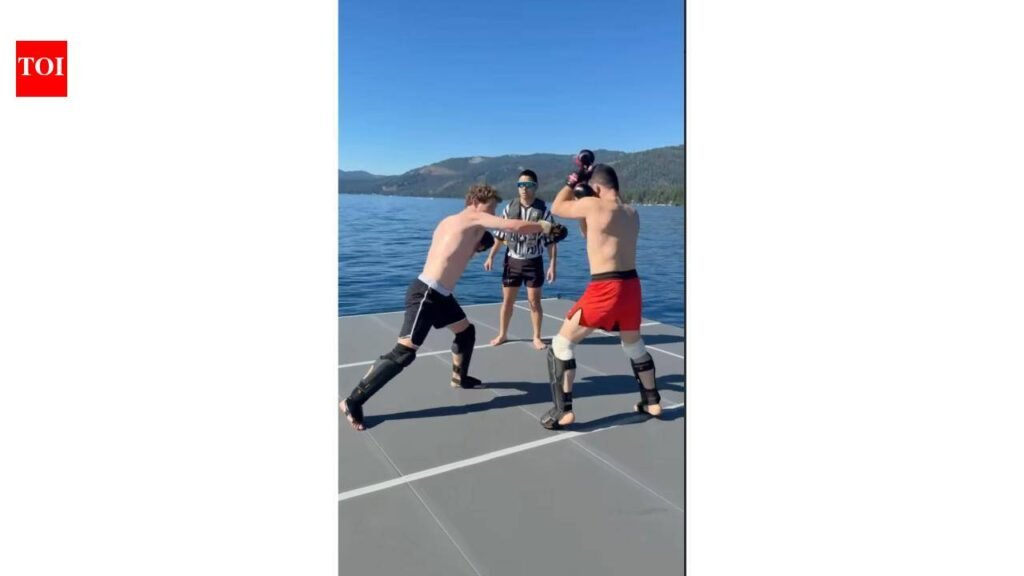 Mark Zuckerberg and Merab Dvalishvili go ‘fighting’ in the middle of the sea, Meta CEO shares one-minute-plus video says: Merab made me …
