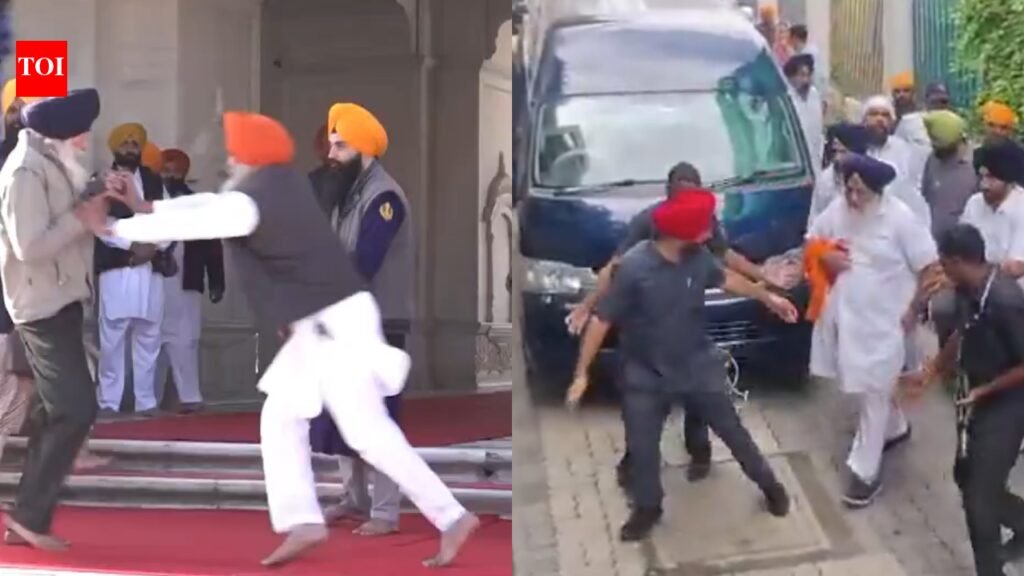 SAD president Sukhbir Badal faces 2nd murderous attack in 20 months at Maharashtra’s Nanded Gurdwara