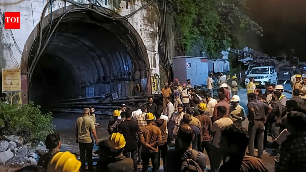 Sudden water inflow traps workers inside Uttarakhand tunnel after heavy rain, 16 rescued