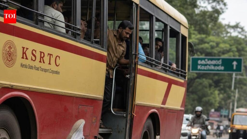 Student falls from moving KSRTC bus, injured
