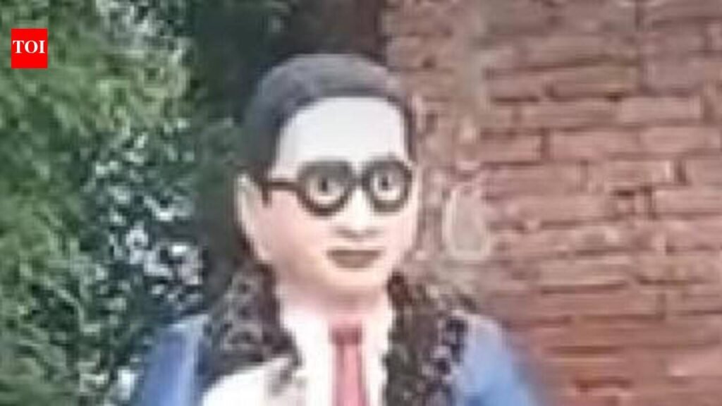 Ambedkar statue vandalised in Etawah village
