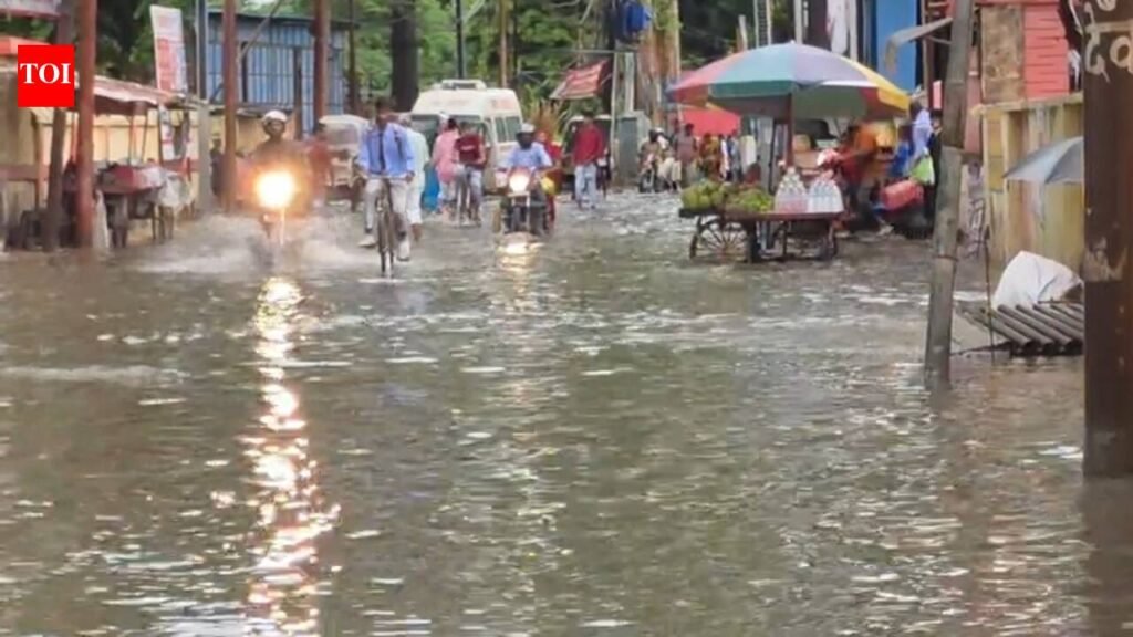 Torrential rain triggers waterlogging woes