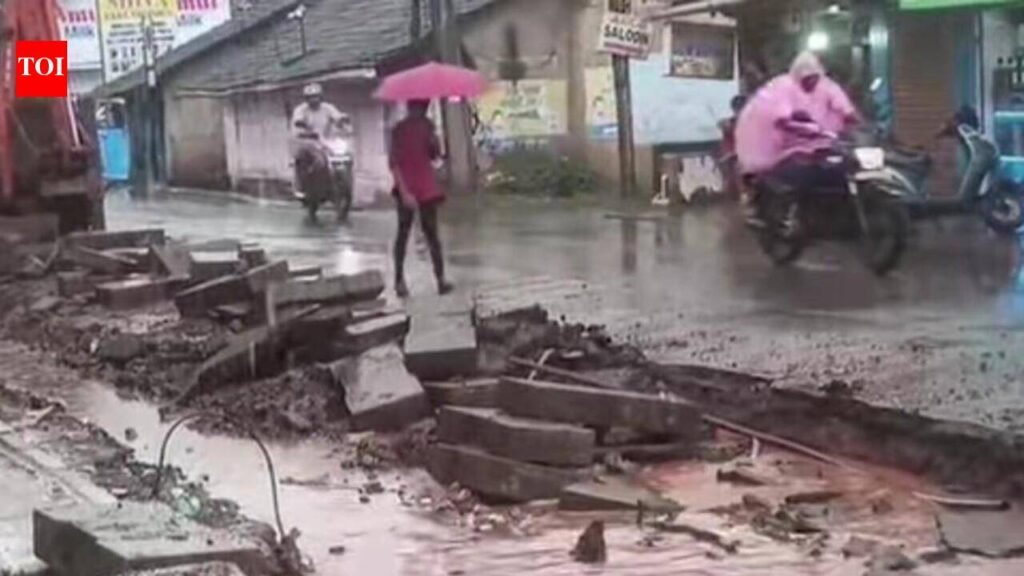 Third pipe burst in 2 months at Calangute