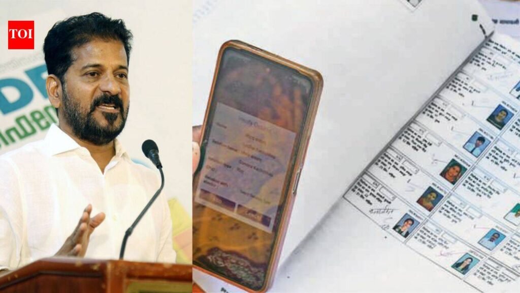 Revanth Reddy sees plot to delete votes in Telangana ahead of polls