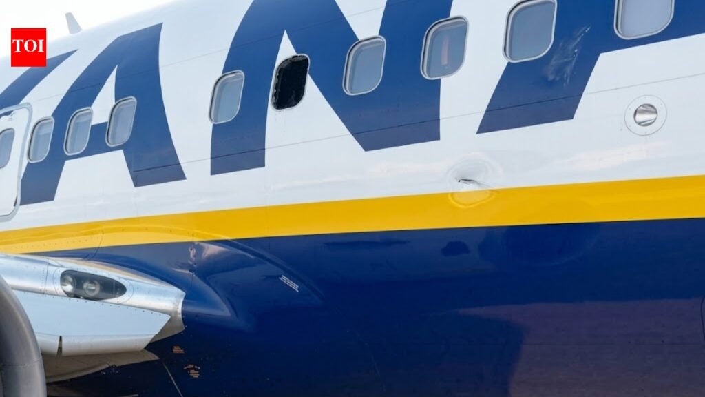 Ryanair passenger partially sucked through airplane window after engine blade smashed into cabin: Report