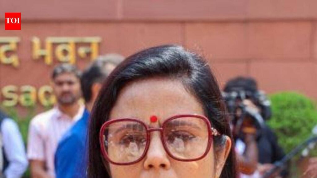 Mahua appears before cops in hate speech case