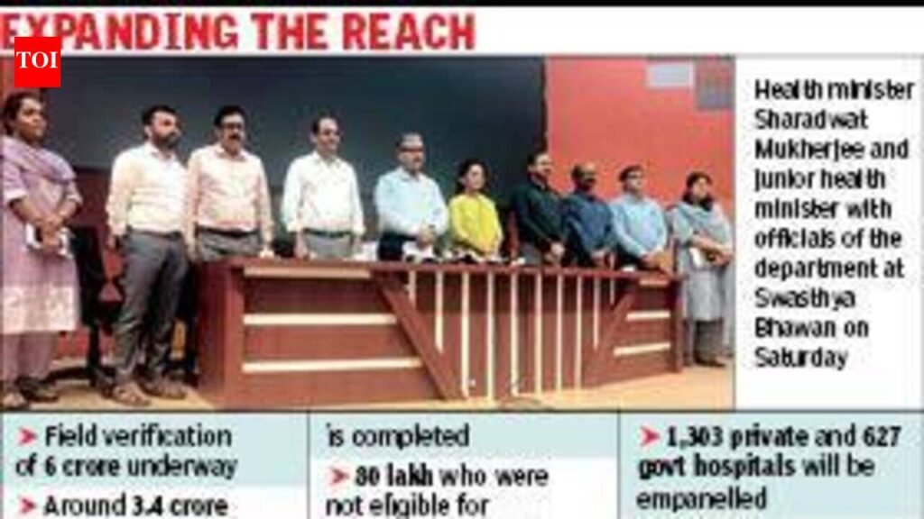 3.4cr sign up for Ayushman Bharat, 80L for Bengal health scheme ahead of launch
