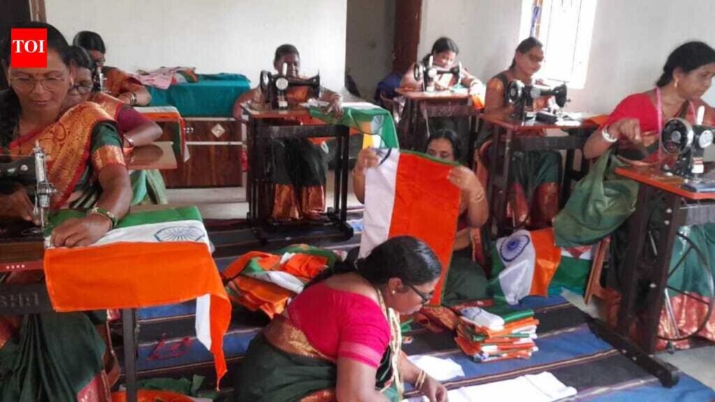1.5L tricolours stitched by women groups in Sundargarh