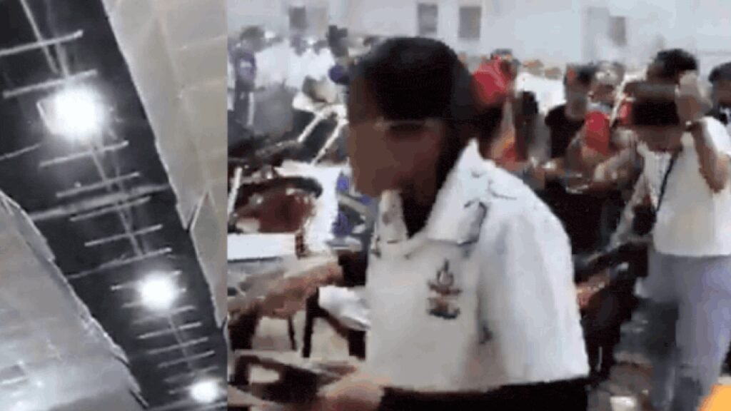 3 injured after portion of ceiling collapses at Patiala’s NSNIS during Independence Day event
