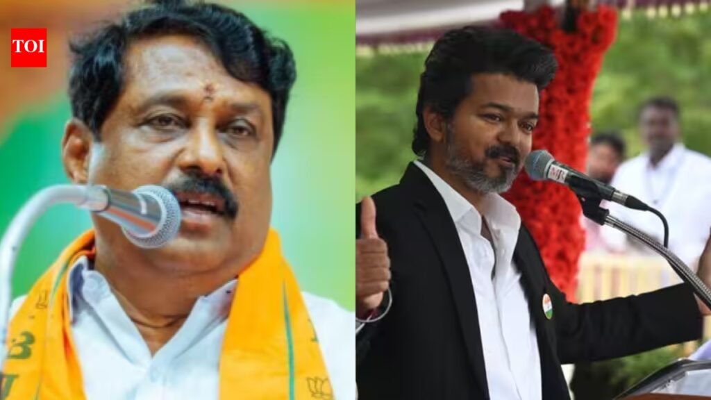 BJP’s Nainar Nagenthran courts controversy with remarks against Tamil Nadu CM Vijay