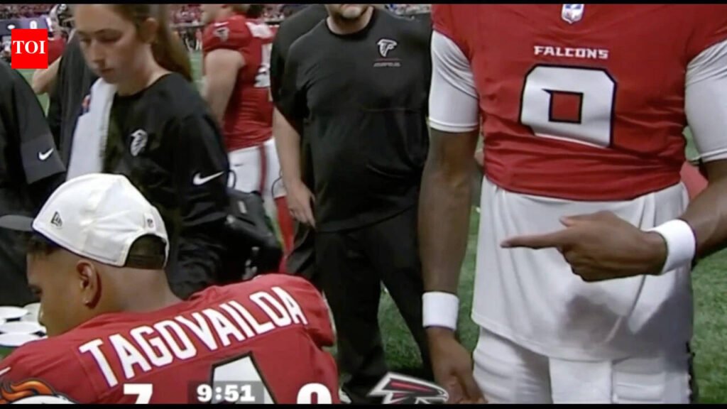Why did the Tua Tagovailoa-Michael Penix Jr “pointing” meme go so viral? Here’s what actually happened
