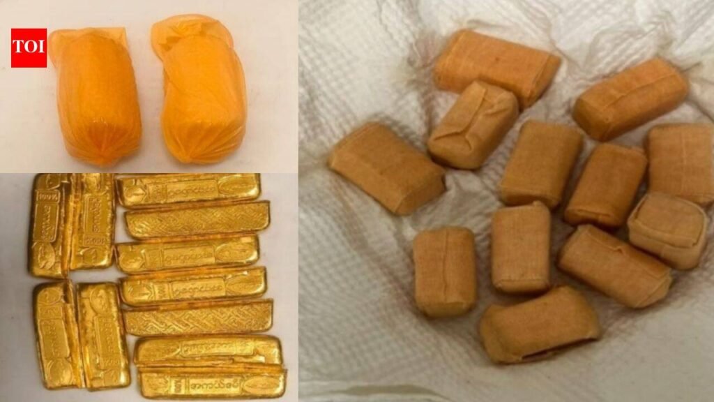 Myanmar couple from Bangkok held with Rs 2.65 cr worth smuggled gold at Chennai airport