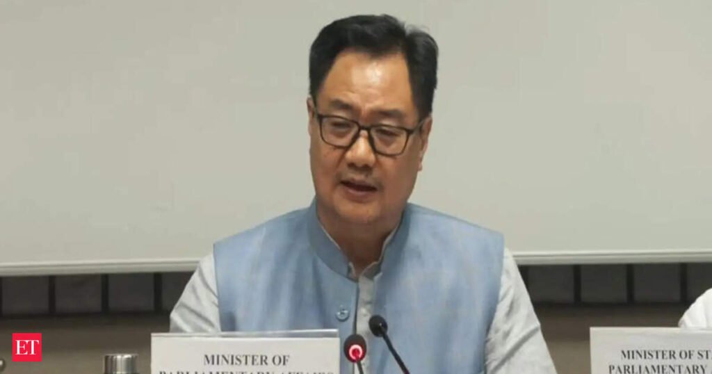 “Didn’t call opposition leaders Dimagi Naxals:” Union Minister Kiren Rijiju on PM Modi’s Red Fort remark