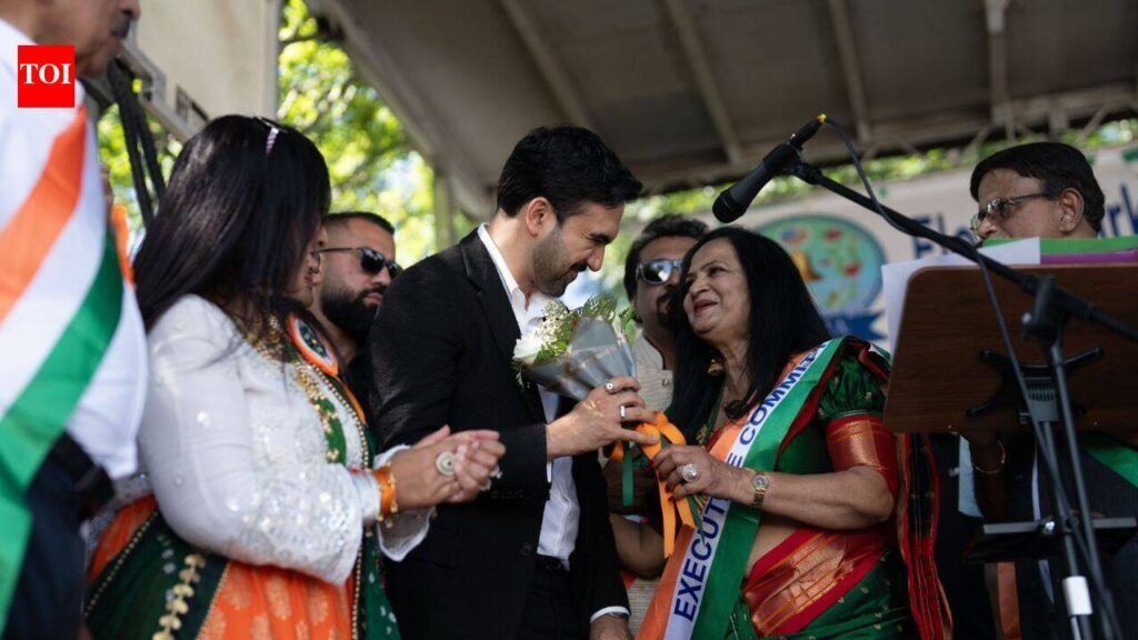 Zohran Mamdani attends as first Indian American mayor of New York