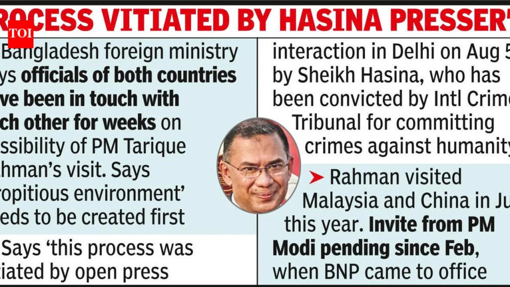 Bangladesh sets tough riders for PM Tarique Rahman’s visit to India