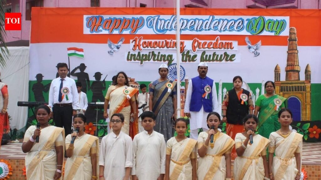 Ranchi schools mark I-Day with patriotic fervour | Ranchi News