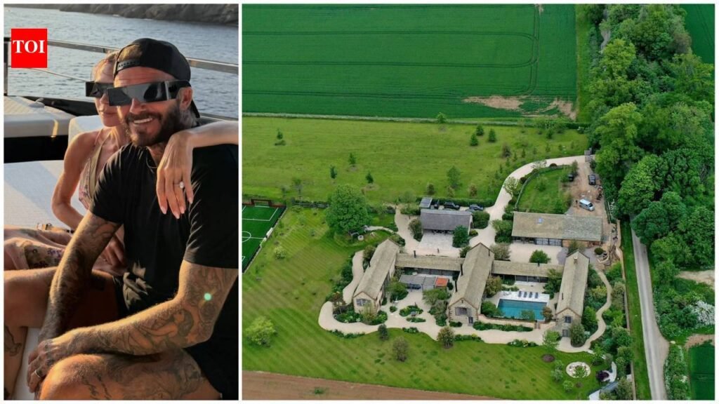 David and Victoria Beckham win planning battle for ‘Blackpool-style’ lake illuminations, hot tub and firepit at £6.15 million Cotswolds home despite Australia-based critic