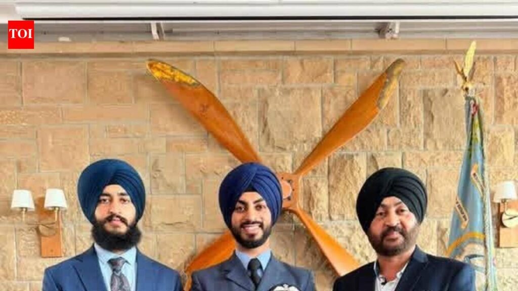 RAF’s first Sikh pilot since WW2 fulfils dream of grandpa he never saw | Chandigarh News