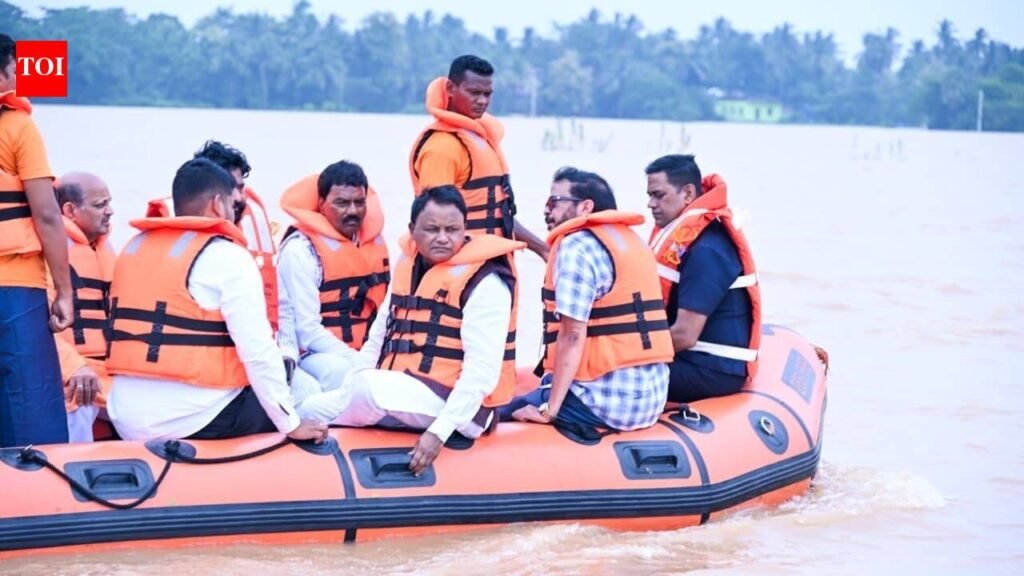 Floods affect 8L people; CM wades inundated villages to meet them | Bhubaneswar News