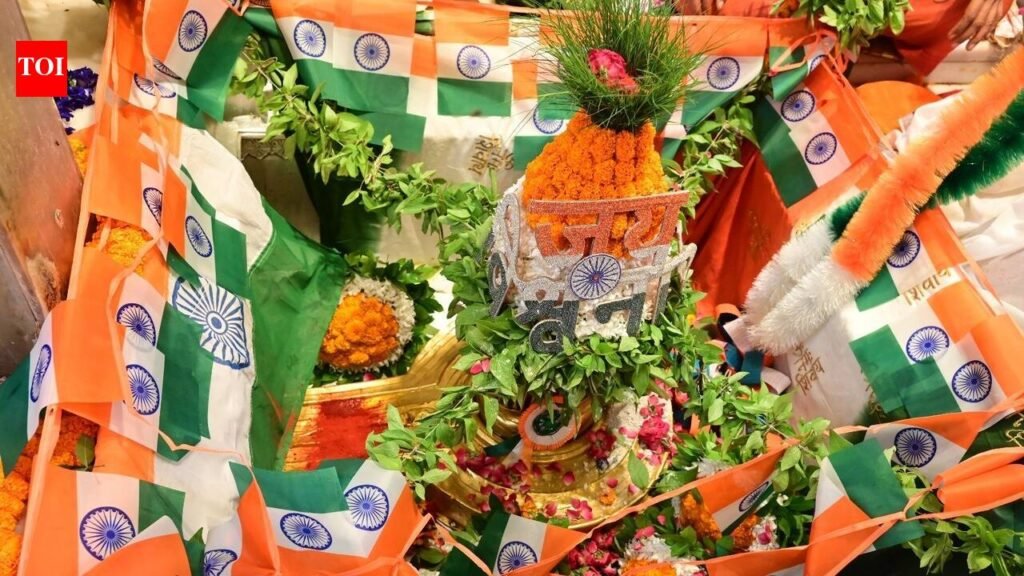 I-Day celebrated by KVT with spl aarti, flag-hoisting | Varanasi News