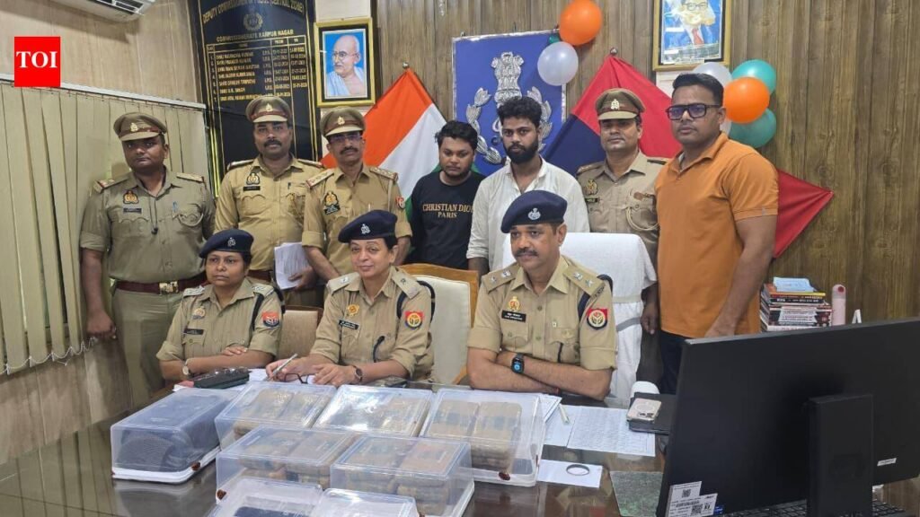 Police arrest two people, recover over 15 kg of charas from their car | Kanpur News
