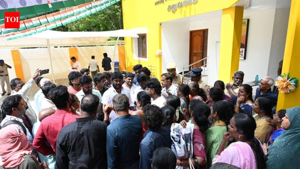 Selaivayal residents lay siege to CM’s MLA office; protest civic woes | Chennai News