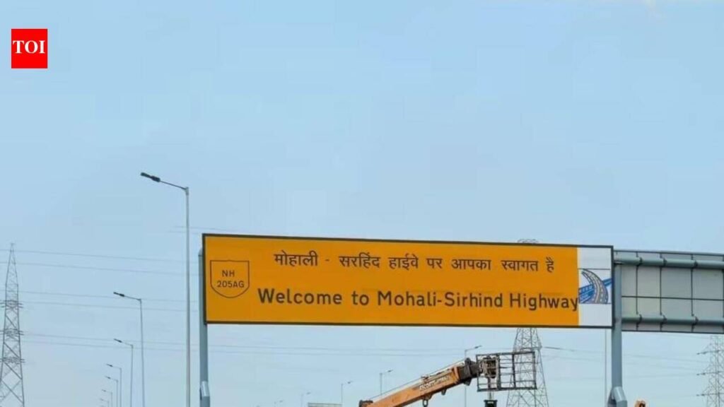 Mohali-Sirhind highway to open by Sept-end | Chandigarh News