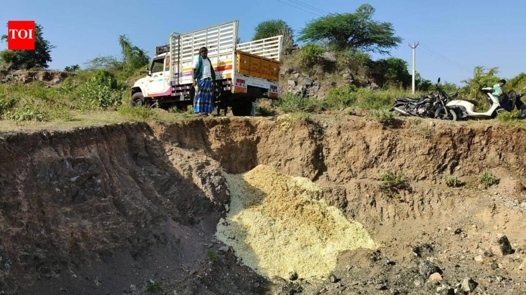 Krishnagiri farmers forced to dump ₹4 lakh worth of Jasmine flowers due to excess stock | Coimbatore News