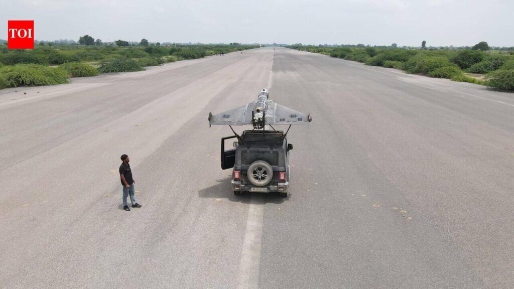 Lucknow firm’s ‘kamikaze’ drone Divyastra Mk3 takes first flight | Lucknow News