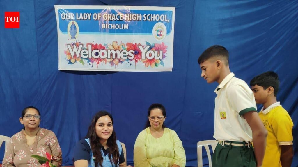 Konkani textbook hero comes to life: Surfer Katya meets Bicholim students | Goa News