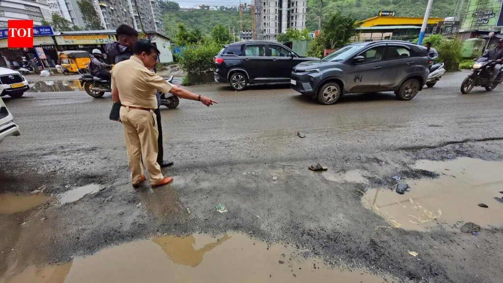 Dad’s bike falls on battered Nande-Mhalunge Road, 10-year-old boy run over by truck | Pune News