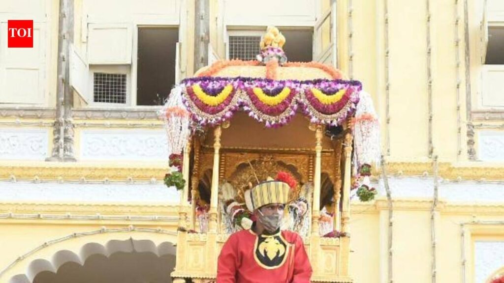 Khandre urges royal Dasara farewell for jumbo Abhimanyu | Mysuru News