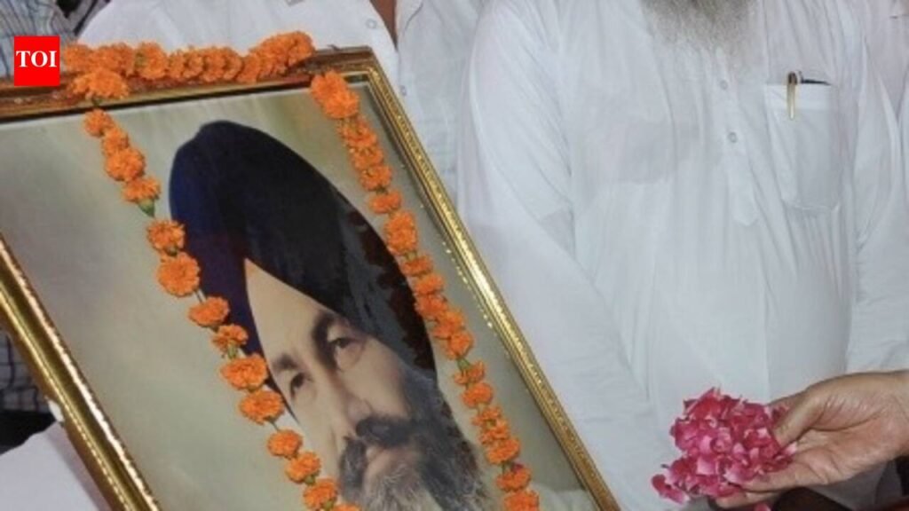 Longowal assassination: Ex-DGP’s memoir raises questions over security lapses | Chandigarh News