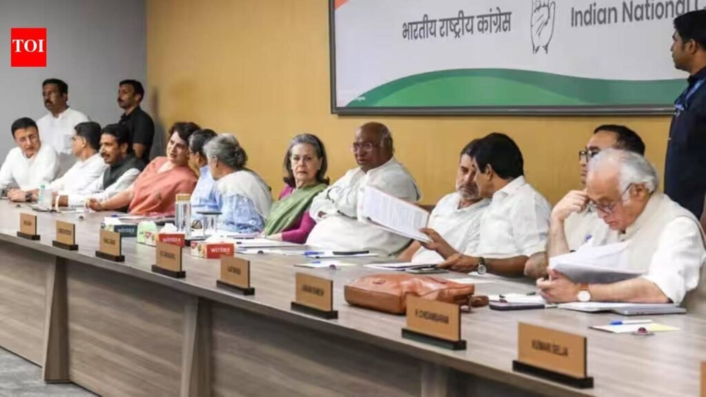 Congress Working Committee discusses Vande Mataram, firm on singing just 2 stanzas | India News