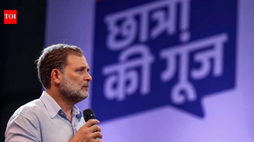 ‘No objectionable banners, pics’: Rahul Gandhi’s Pune ‘Chhatron Ki Goonj’ event gets police nod with 30 curbs | Pune News